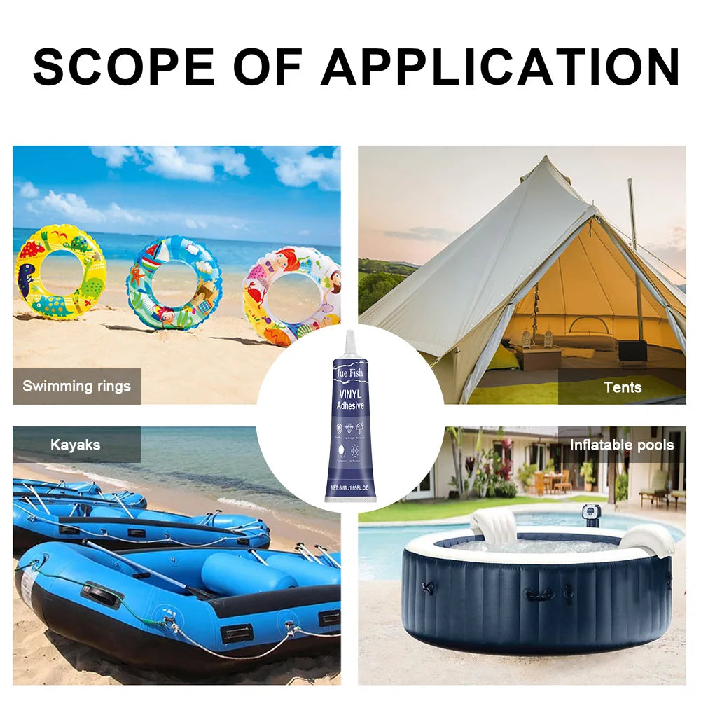 1-3Set Pool Liner Patch Repair Kit Transparent Air Mattress Patch Kit Inflatable Patch Repair Kit for Air Mattress Bounce House
